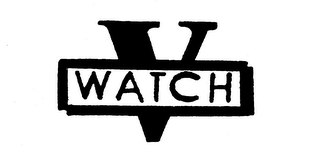 V WATCH logo