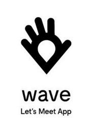 V WAVE LET'S MEET APP logo