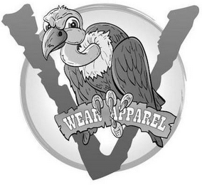 V WEAR APPAREL logo