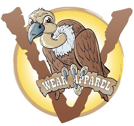 V WEAR APPAREL logo
