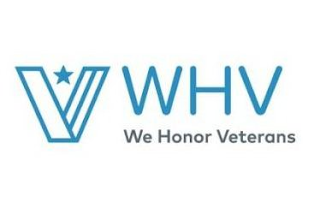 V WHV WE HONOR VETERANS logo