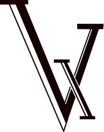V X logo