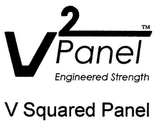 V2 PANEL ENGINEERED STRENGTH V SQUARED PANEL logo