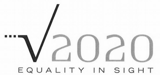 V2020 EQUALITY IN SIGHT logo