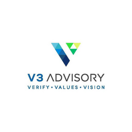 V3 ADVISORY VERIFY · VALUES · VISION logo