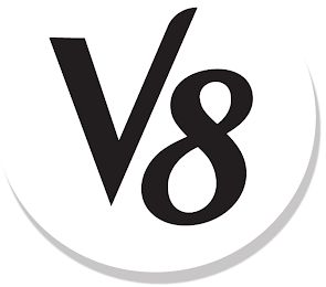 V8 logo