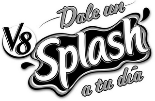 V8 DALE UN SPLASH A TU DIA logo