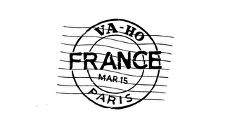 VA-HO FRANCE MAR 15 PARIS logo