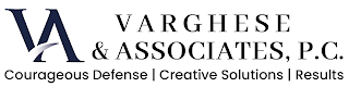 VA VARGHESE & ASSOCIATES, P.C. COURAGEOUS DEFENSE | CREATIVE SOLUTIONS | RESULTS logo