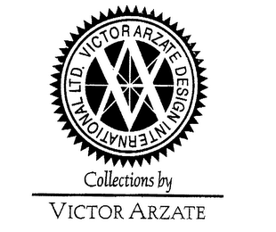 VA VICTOR ARZATE DESIGN INTERNATIONAL LTD.  COLLECTIONS BY VICTOR ARZATE logo