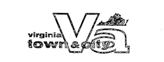 VA VIRGINIA TOWN CITY logo