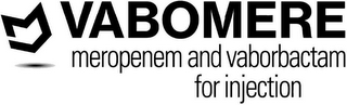 VABOMERE MEROPENEM AND VABORBACTAM FOR INJECTION logo