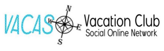 VACASO N W S E VACATION CLUB SOCIAL ONLINE NETWORK logo