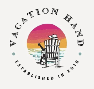 VACATION HAND • ESTABLISHED IN 2018 • logo