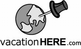 VACATION HERE.COM logo