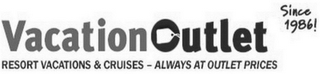 VACATION OUTLET SINCE 1986! RESORT VACATION & CRUISES - ALWAYS AT OUTLET PRICES logo