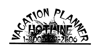 VACATION PLANNER HOTLINE 1-800-648-2506 logo