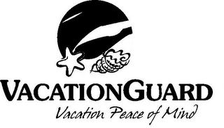 VACATIONGUARD VACATION PEACE OF MIND logo