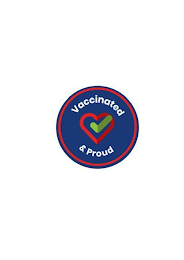 VACCINATED & PROUD logo
