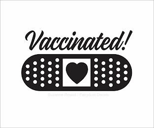 VACCINATED! SUZANNE ROWELL / FAIRYDUST DECALS logo