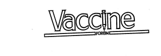 VACCINE FORUM logo