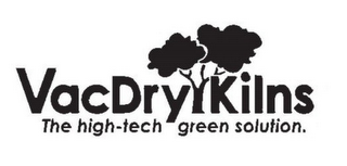 VACDRY KILNS THE HIGH-TECH GREEN SOLUTION. logo