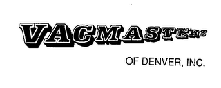 VACMASTERS OF DENVER, INC. logo