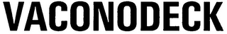 VACONODECK logo