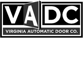VADC VIRGINIA AUTOMATIC DOOR CO. logo