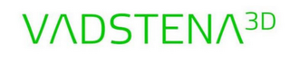 VADSTENA 3D logo