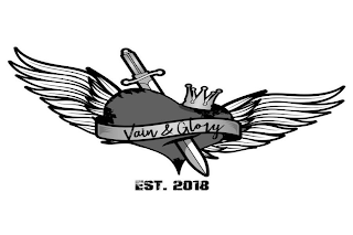 VAIN & GLORY EST. 2018 logo