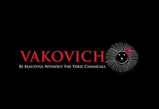 VAKOVICH BE BEAUTIFUL WITHOUT THE TOXICCHEMICALS logo