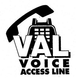 VAL VOICE ACCESS LINE logo