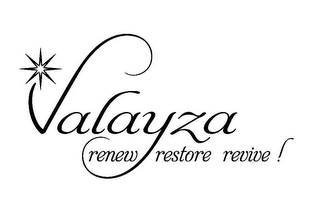 VALAYZA RENEW RESTORE REVIVE ! logo