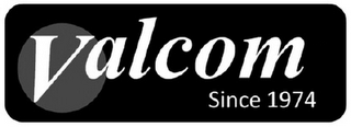 VALCOM SINCE 1974 logo