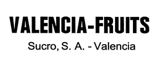 VALENCIA FRUITS SUCRO, S.A. - VALENCIA logo