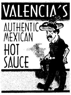 VALENCIA'S AUTHENTIC MEXICAN HOT SAUCE logo