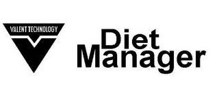 VALENT TECHNOLOGY DIET MANAGER logo
