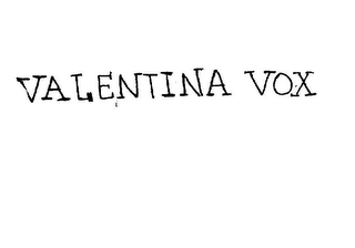 VALENTINA VOX logo
