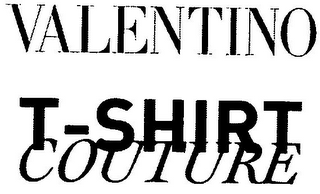 VALENTINO T-SHIRT COUTURE logo