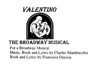 VALENTINO THE BROADWAY MUSICAL logo