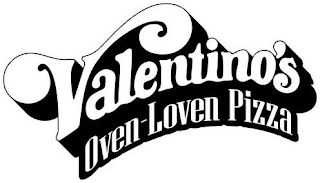 VALENTINO'S OVEN-LOVEN PIZZA logo