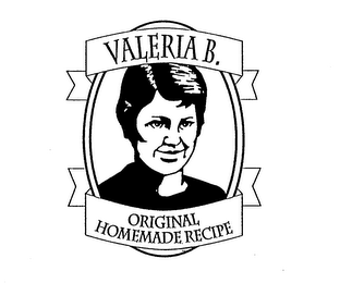 VALERIA B. ORIGINAL HOMEMADE RECIPE logo