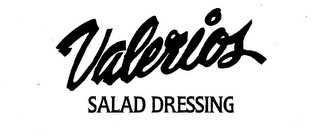 VALERIOS SALAD DRESSING logo