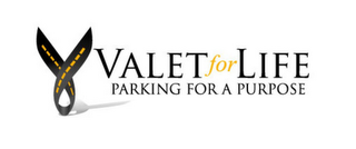 VALET FOR LIFE PARKING FOR A PURPOSE logo