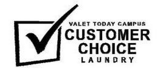 VALET TODAY CAMPUS CUSTOMER CHOICE LAUNDRY logo