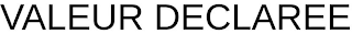 VALEUR DECLAREE logo