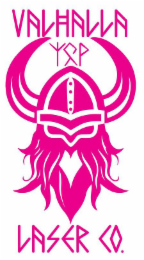 VALHALLA LASER CO. logo