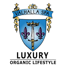 VALHALLA SPA LUXURY ORGANIC LIFESTYLE logo