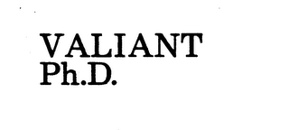 VALIANT PH.D. logo
